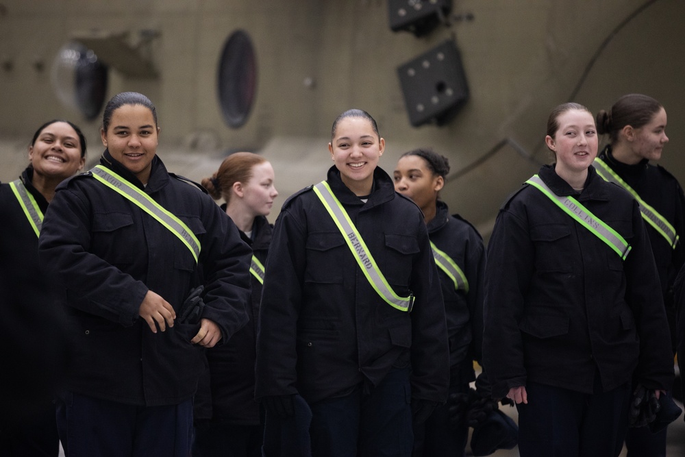 Alaska Military Youth Academy cadets fly with the Alaska Army National Guard