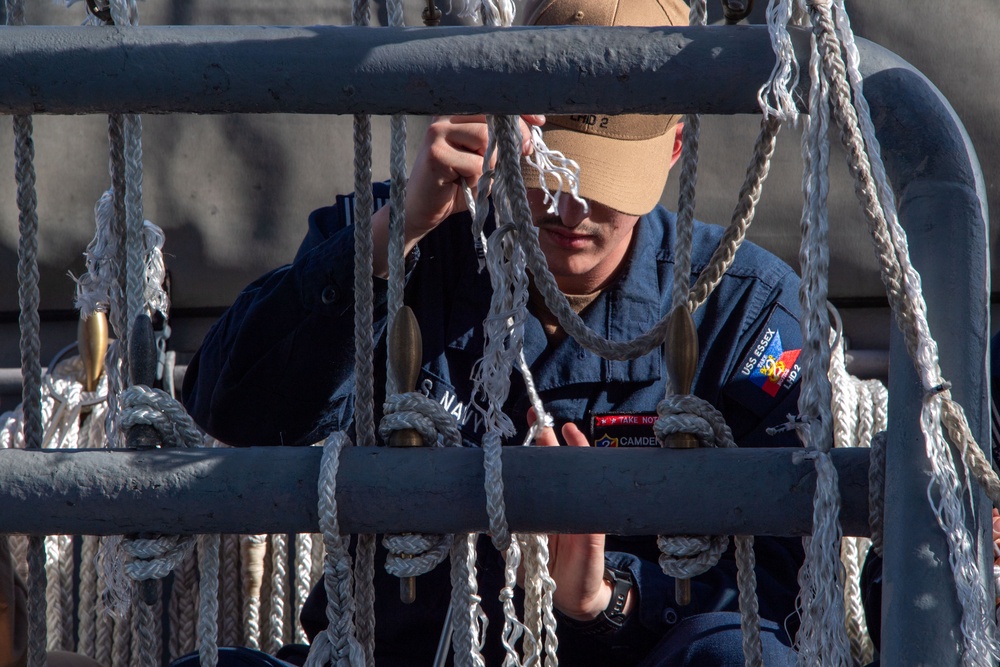 USS Essex In-Port Operations