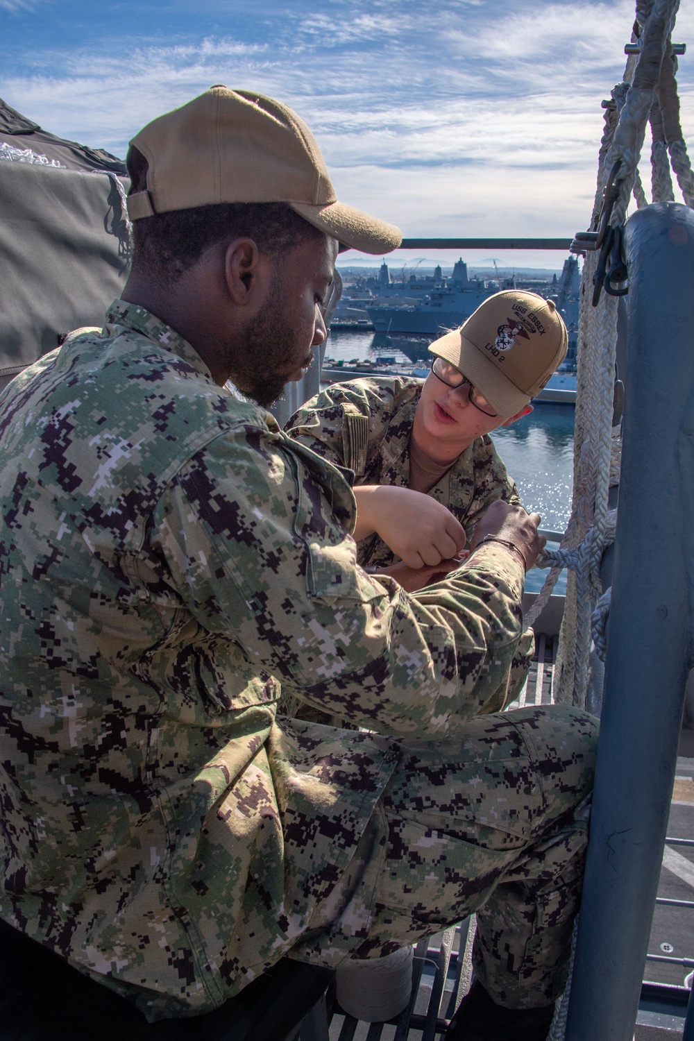 USS Essex In-Port Operations