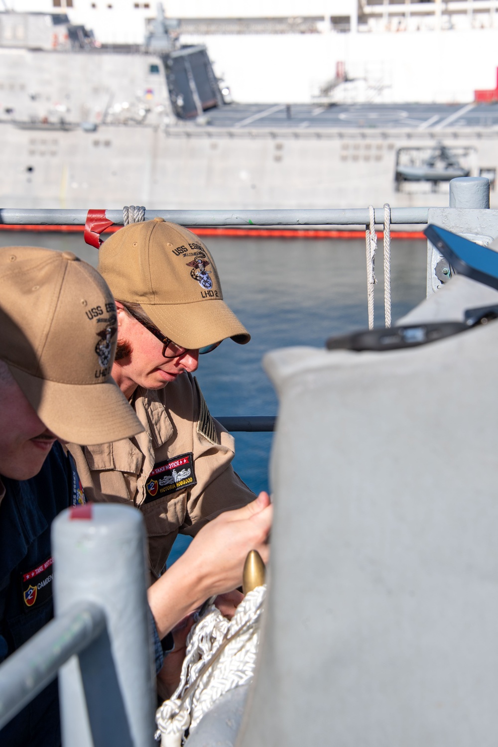 USS Essex In-Port Operations