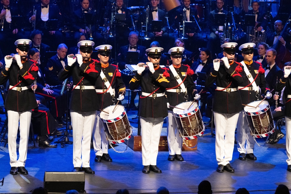 Annual Korps Concert of Dutch Maritime Forces Features U.S. Navy Band Musician