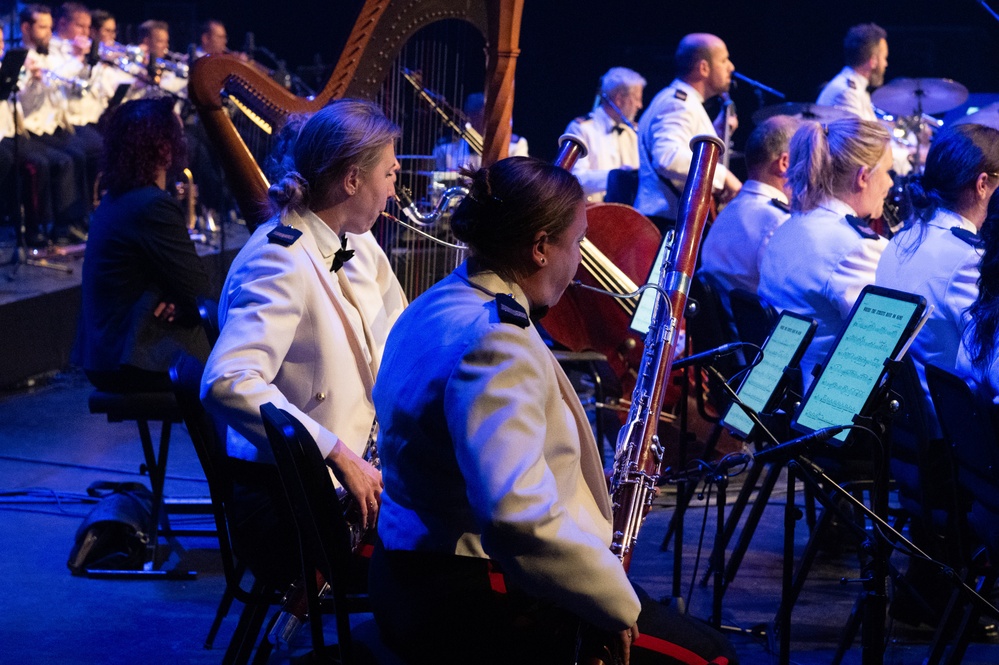 Annual Korps Concert of Dutch Maritime Forces Features U.S. Navy Band Musician