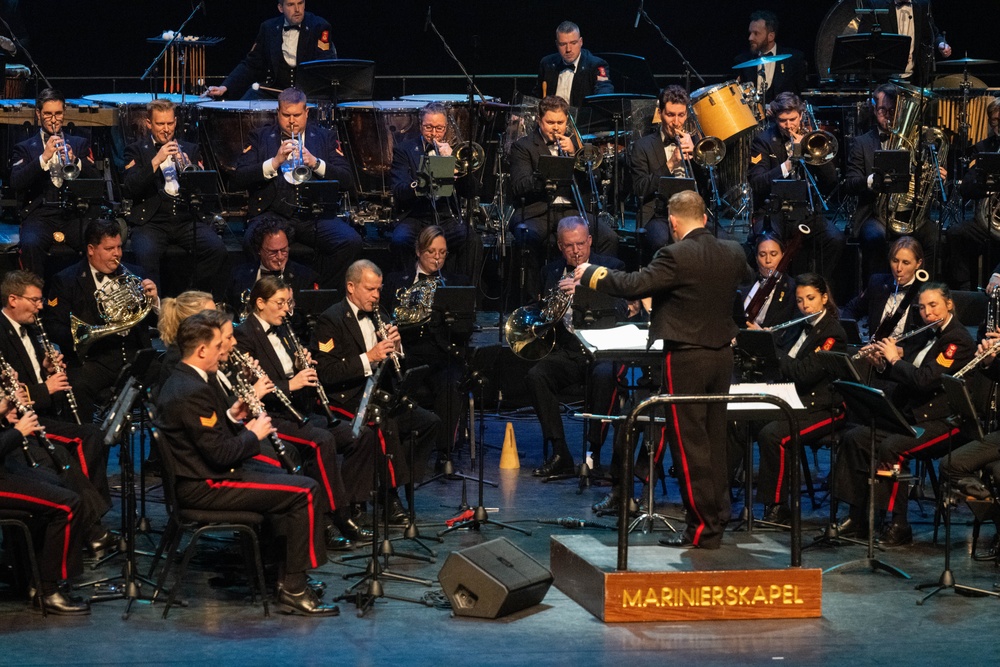 Annual Korps Concert of Dutch Maritime Forces Features U.S. Navy Band Musician