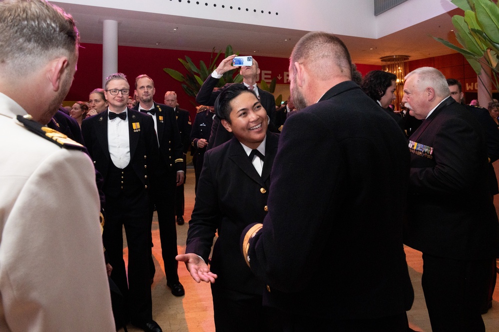 Annual Korps Concert of Dutch Maritime Forces Features U.S. Navy Band Musician