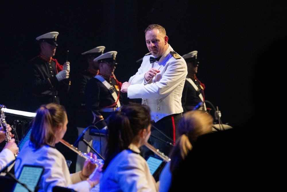 Annual Korps Concert of Dutch Maritime Forces Features U.S. Navy Band Musician