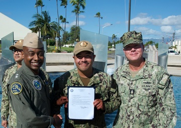 Navy Region Hawaii Frocking Ceremony