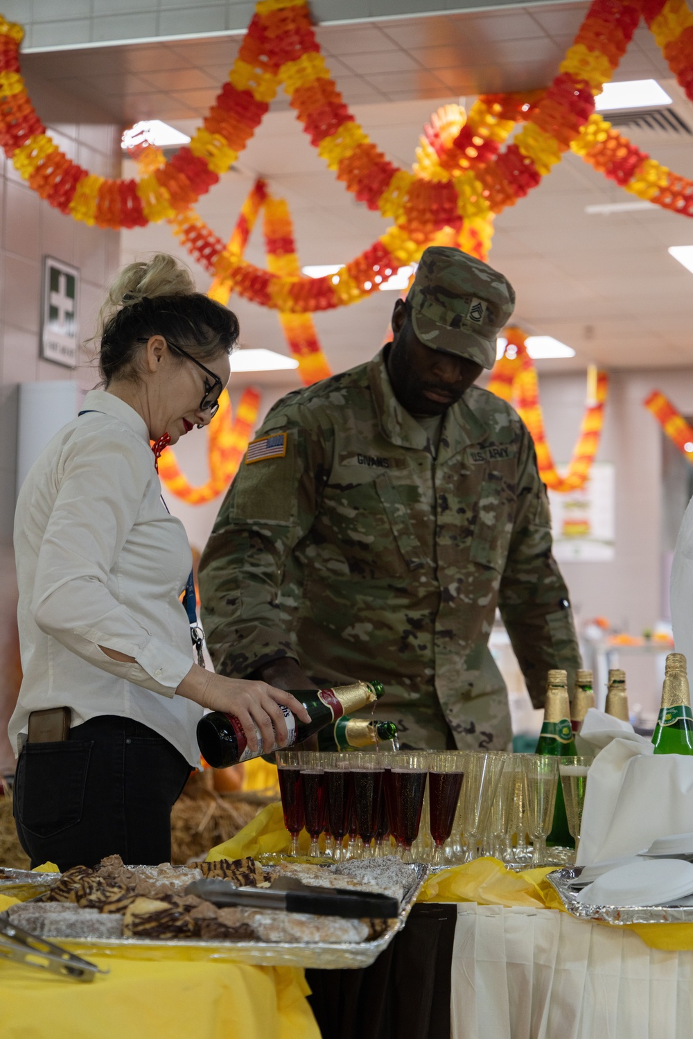 U.S. Service Members along with Allies and Partners Celebrate Thanksgiving in Romania