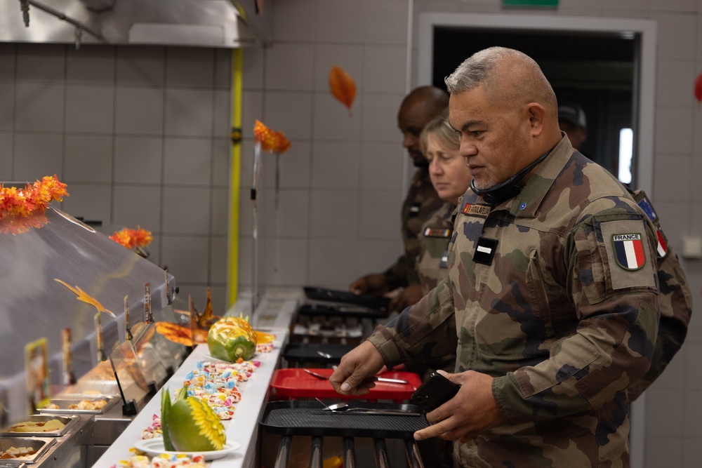 U.S. Service Members along with Allies and Partners Celebrate Thanksgiving in Romania