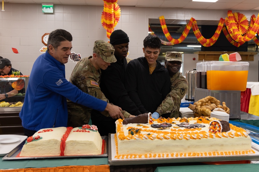 U.S. Service Members along with Allies and Partners Celebrate Thanksgiving in Romania