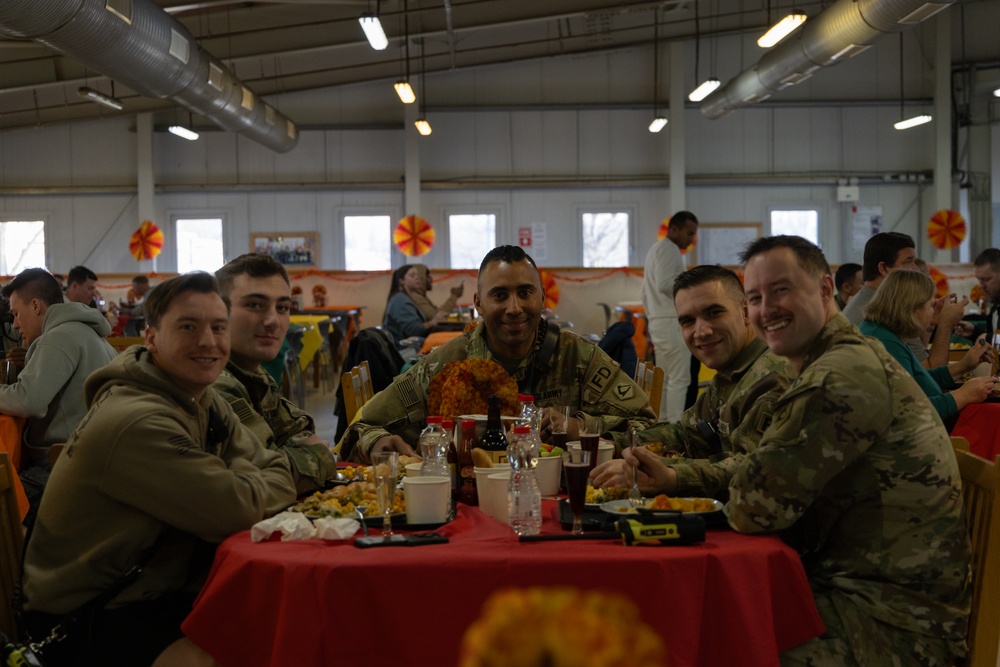 U.S. Service Members along with Allies and Partners Celebrate Thanksgiving in Romania