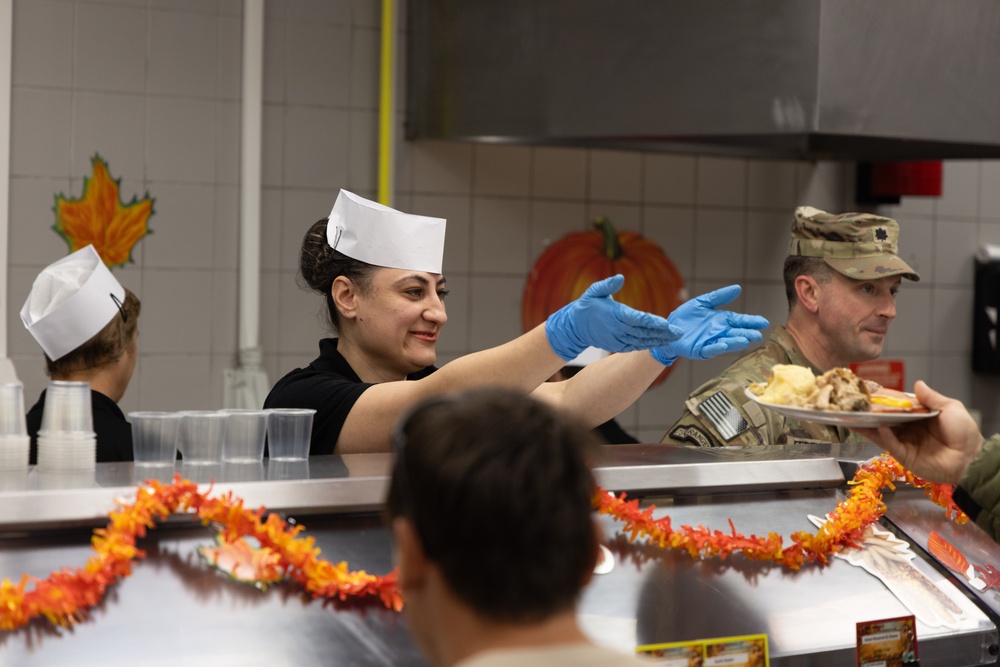 U.S. Service Members along with Allies and Partners Celebrate Thanksgiving in Romania