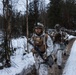 U.S. Marines Post Security for Finnish Soldiers