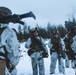 U.S. Marines Post Security for Finnish Soldiers