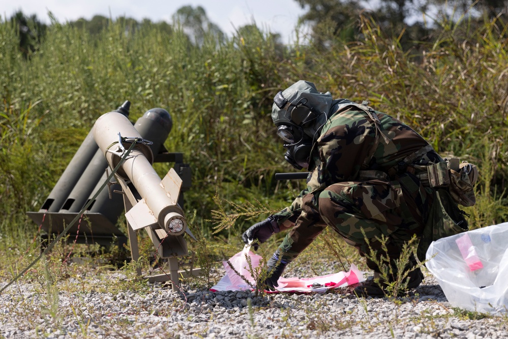 U.S. Army Soldiers from 5th SFG(A), 7th SFG(A), and 101st ABN DIV(ASSLT) Joint CBRN Training