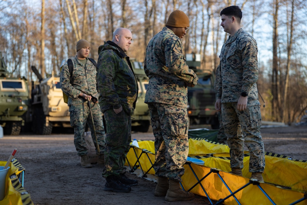 CBRN Conducts Integration Training with Nyland Brigade Fire, Rescue, and Response Team