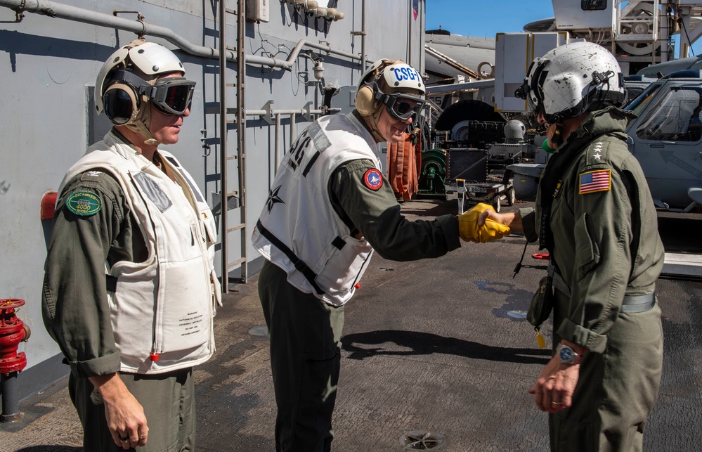 Commander, U.S. Pacific Fleet, Visits Carl Vinson