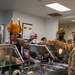 37th Training Wing Leadership serve at BMT Dining Facility