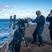 USS Sterett conducts routine operations as part of the Carl Vinson Carrier Strike Group