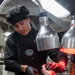 USS Ronald Reagan (CVN 76) hosts a Thanksgiving feast