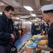 USS Ronald Reagan (CVN 76) hosts a Thanksgiving feast