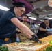 USS Ronald Reagan (CVN 76) hosts a Thanksgiving feast