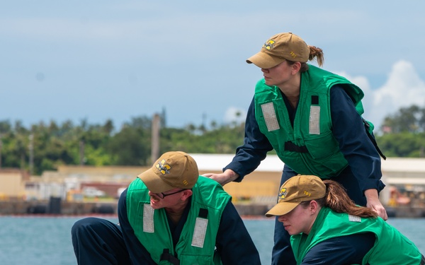 Ohio-class guided-missile submarine USS Michigan (SSGN 727) (Gold Crew) visits Guam