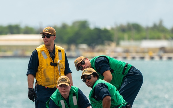 Ohio-class guided-missile submarine USS Michigan (SSGN 727) (Gold Crew) visits Guam