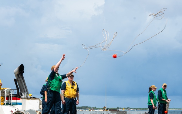 Ohio-class guided-missile submarine USS Michigan (SSGN 727) (Gold Crew) visits Guam