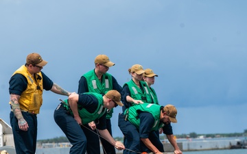 Ohio-class guided-missile submarine USS Michigan (SSGN 727) (Gold Crew) visits Guam