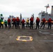 Abraham Lincoln conducts a replenishment-at-sea with USNS Rappahannock