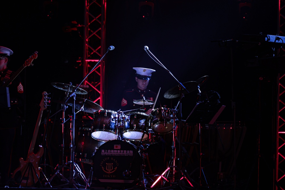 III Marine Expeditionary Force Band performs at the 2024 Japan Self-Defense Forces Marching Festival