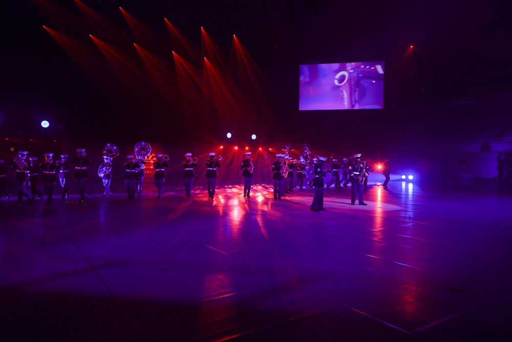 III Marine Expeditionary Force Band performs at the 2024 Japan Self-Defense Forces Marching Festival