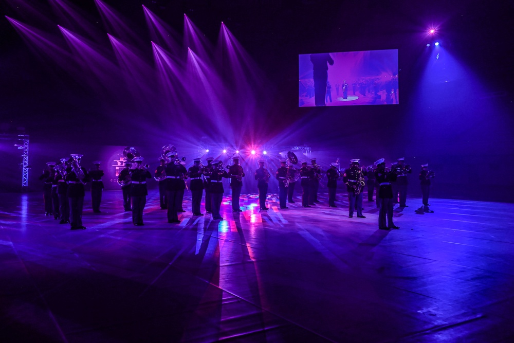 III Marine Expeditionary Force Band performs at the 2024 Japan Self-Defense Forces Marching Festival