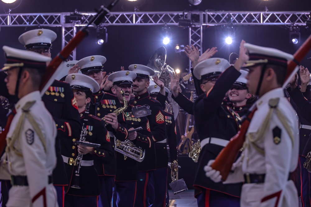 III Marine Expeditionary Force Band performs at the 2024 Japan Self-Defense Forces Marching Festival