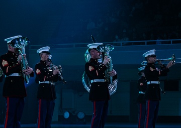 III Marine Expeditionary Force Band performs at the 2024 Japan Self-Defense Forces Marching Festival