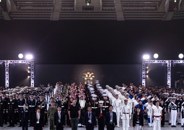 III Marine Expeditionary Force Band performs at the 2024 Japan Self-Defense Forces Marching Festival