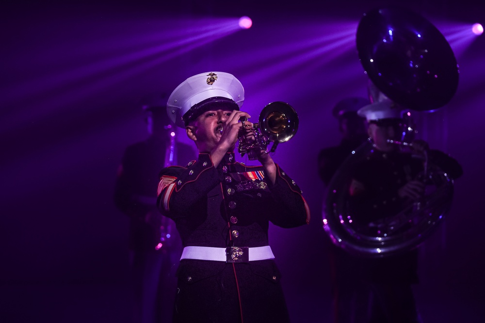 III Marine Expeditionary Force Band performs at the 2024 Japan Self-Defense Forces Marching Festival