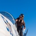 Routine Maintenance is Conducted Aboard the Flight Deck of USS Carl Vinson (CVN 70)