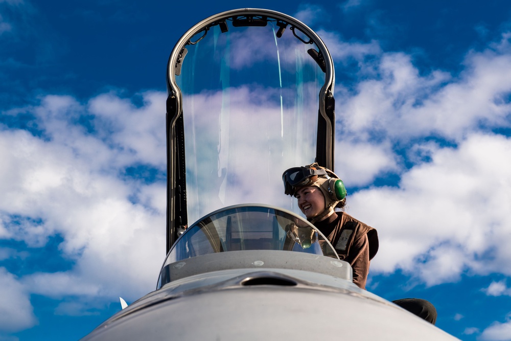 Routine Maintenance is Conducted Aboard the Flight Deck of USS Carl Vinson (CVN 70)