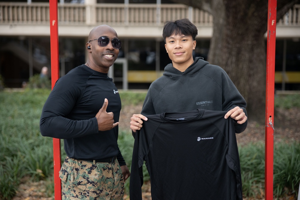 Building Strength and Connections: RS Baton Rouge Officer Selection Team Hosts a Pull-Up Challenge At LSU