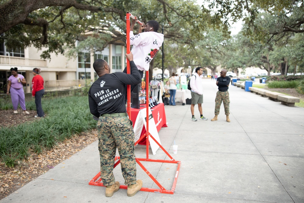 Building Strength and Connections: RS Baton Rouge Officer Selection Team Hosts a Pull-Up Challenge At LSU