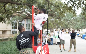 Building Strength and Connections: RS Baton Rouge Officer Selection Team Hosts a Pull-Up Challenge At LSU