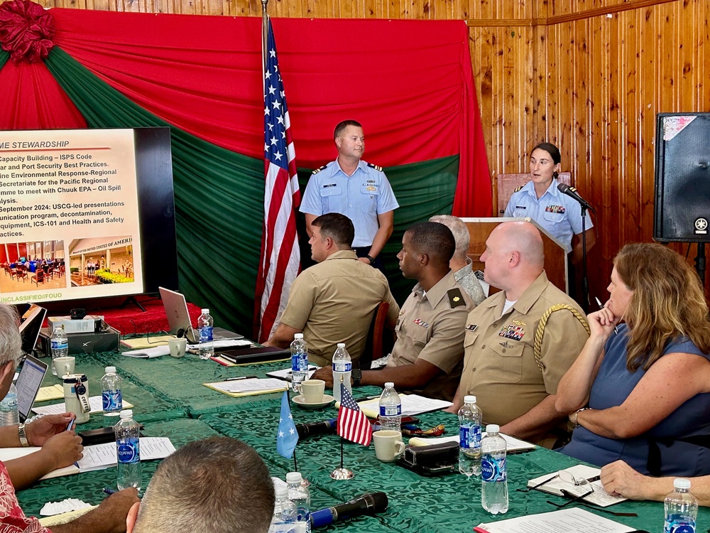 U.S. Coast Guard supports FSM Joint Committee Meeting to deepen partnerships and enhance maritime security