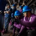 Abraham Lincoln conducts a replenishment-at-sea with USNS Rappahannock