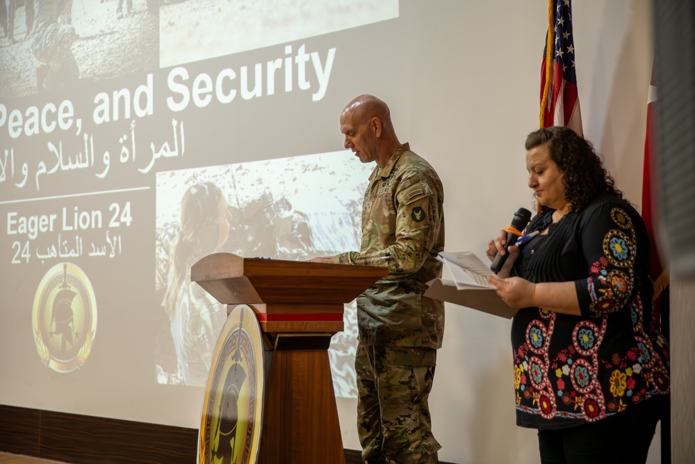 U.S. and JAF Soldiers get recognized at Women, Peace, and Security Ceremony