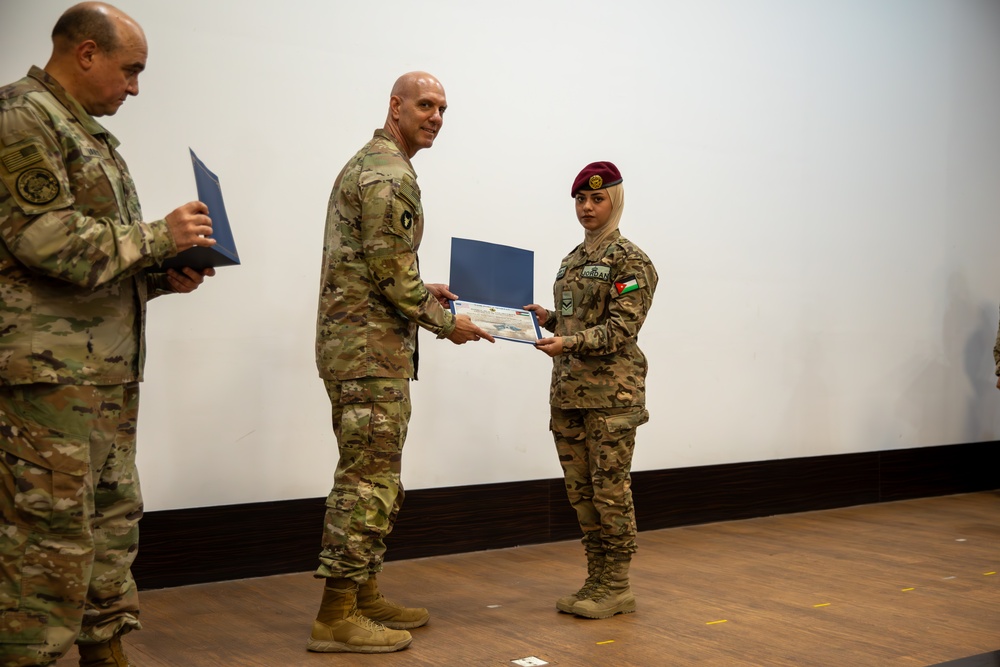 U.S. and JAF Soldiers get recognized at Women, Peace, and Security Ceremony