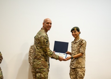U.S. and JAF Soldiers get recognized at Women, Peace, and Security Ceremony