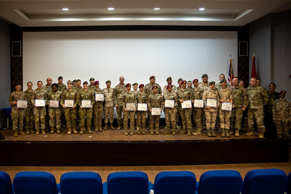 U.S. and JAF Soldiers get recognized at Women, Peace, and Security Ceremony