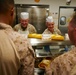 Deployed Marines Share Thanksgiving Table with Maj. Gen. Sofge and Sgt. Maj. McGinnis