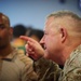 Deployed Marines Share Thanksgiving Table with Maj. Gen. Sofge and Sgt. Maj. McGinnis